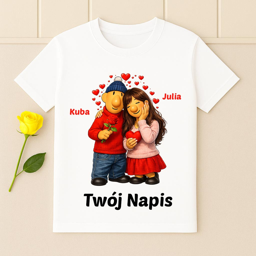 Koszulka dla par personalizowana