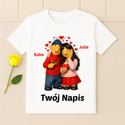 Koszulka dla par personalizowana