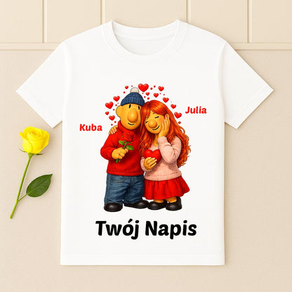 Koszulka dla par personalizowana
