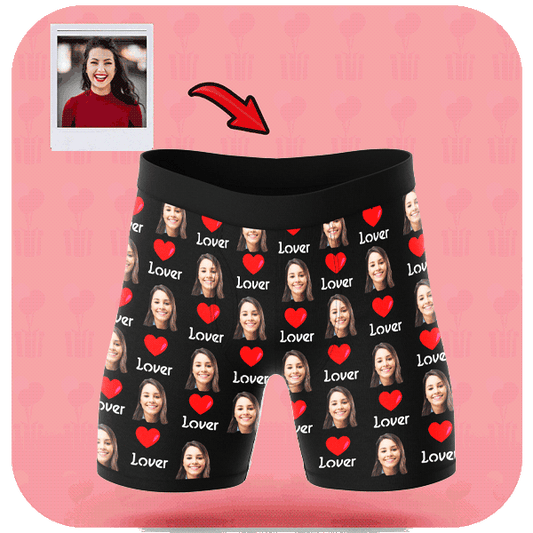Personalizowane Bokserki z Twarzą Lover