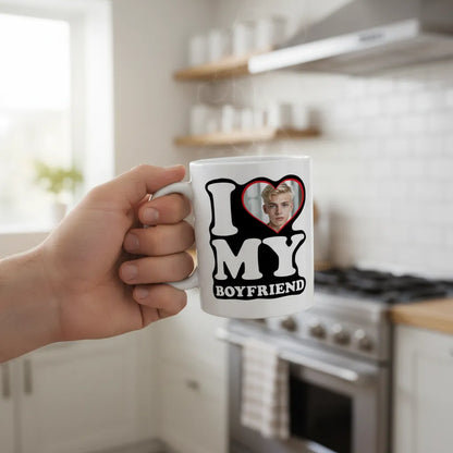 Kubek z Napisem i Zdjęciem dla Chłopaka Prezent