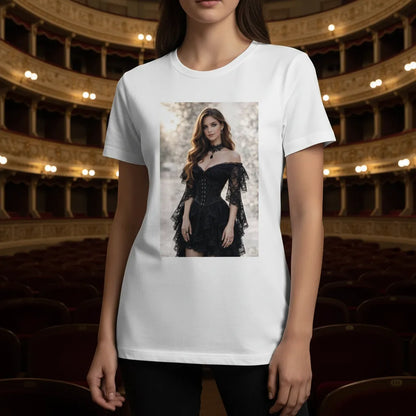 Koszulka goth z wlasnym zdjeciem - t shirt z nadrukiem