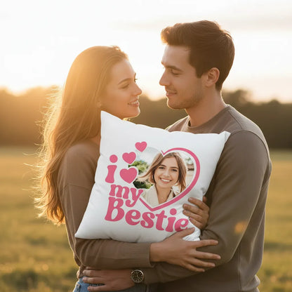 Poduszka ze zdjęciem Love my Bestie