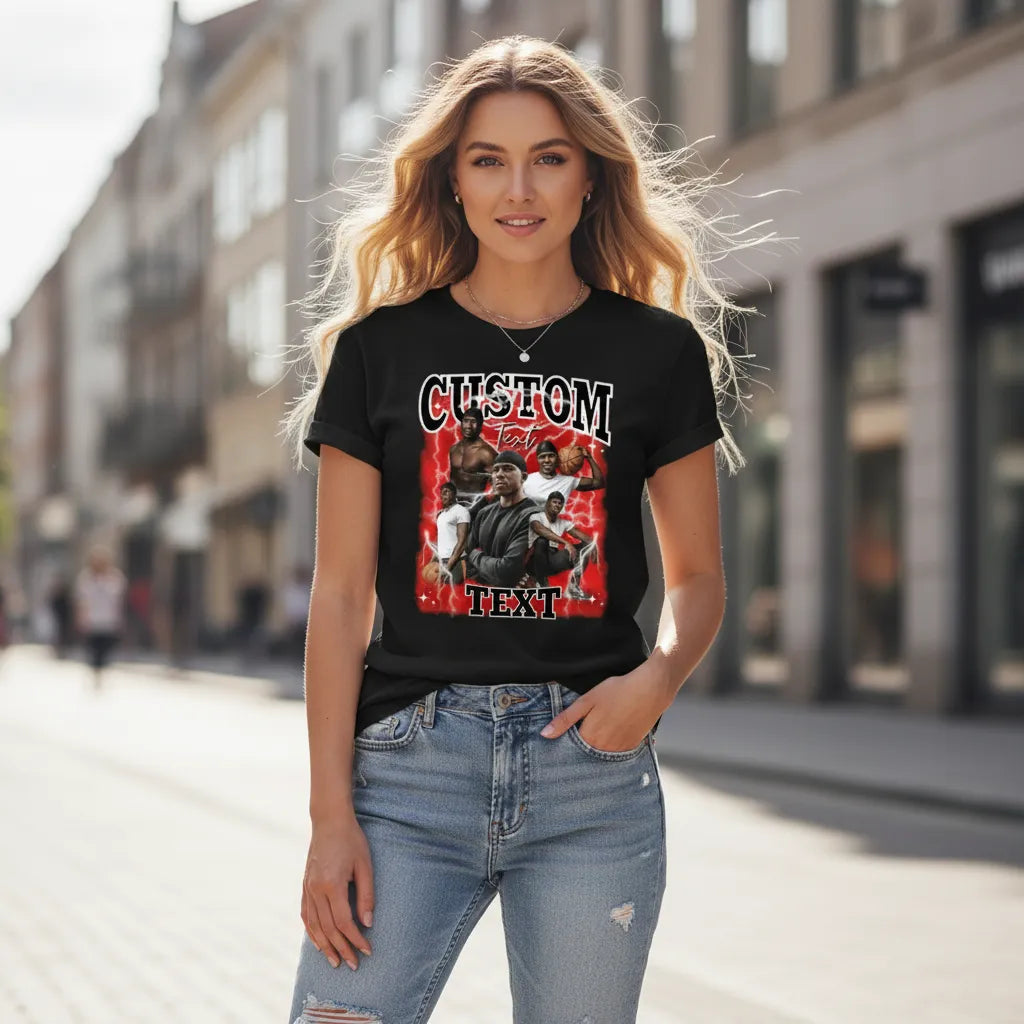 Koszulka Bootleg z Własnym Zdjęciem