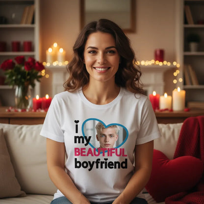 Koszulka I Love My Beautiful Boyfriend