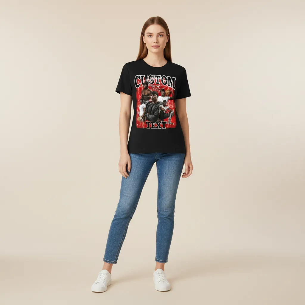 Koszulka Bootleg z Własnym Zdjęciem
