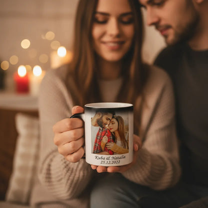 Kubek ze Zdjęciem i Datą Personalizowany Prezent