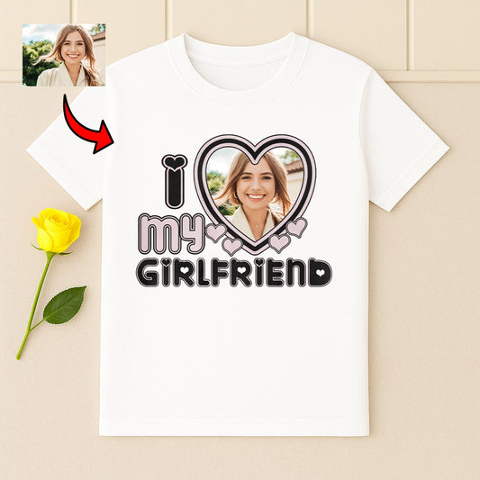 Personalizowana Koszulka I Love My Girlfriend