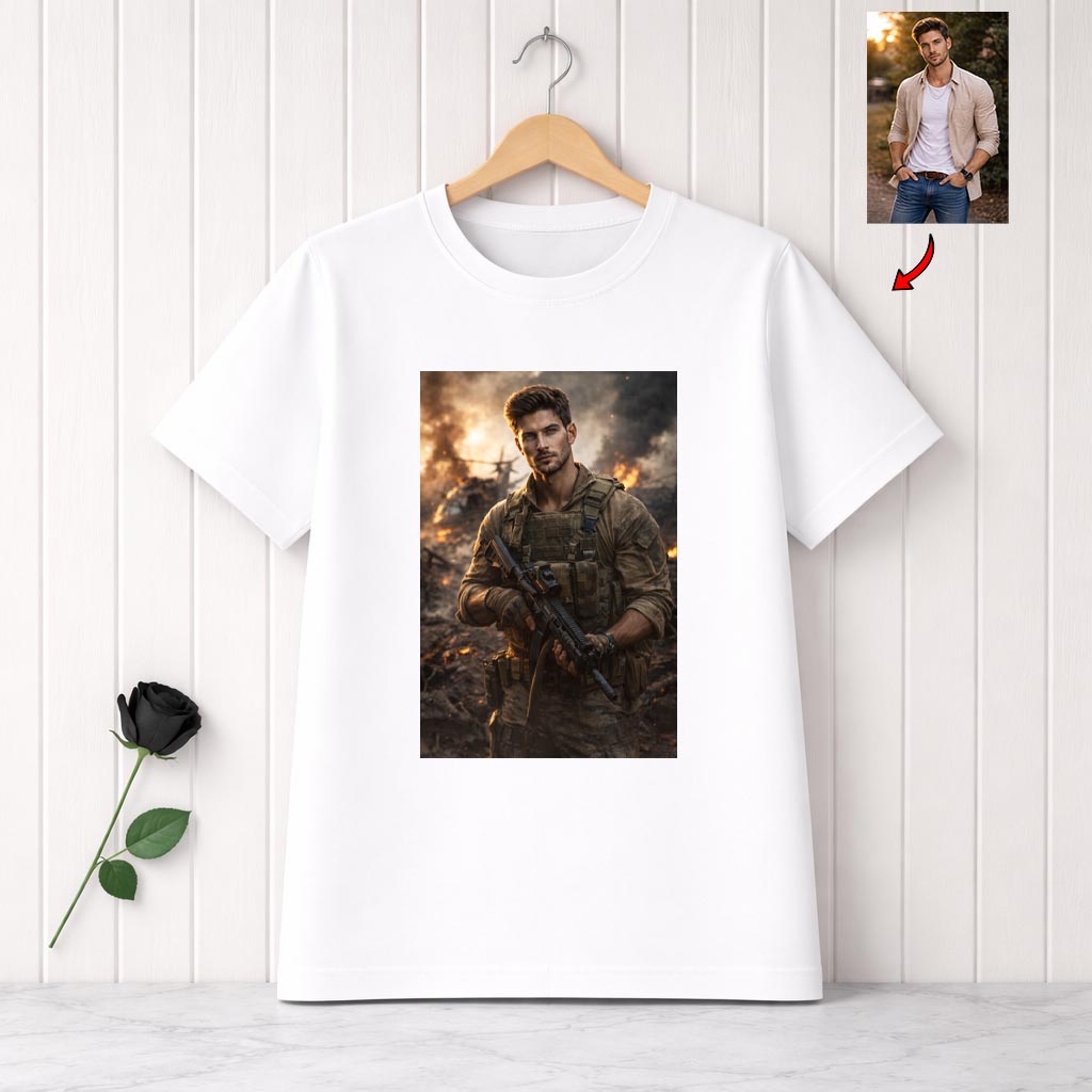 Koszulka wojskowa ze zdjecia