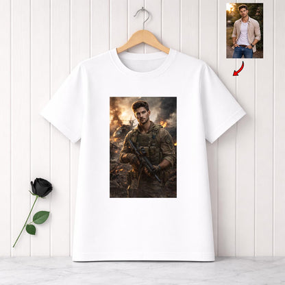 Koszulka wojskowa ze zdjecia