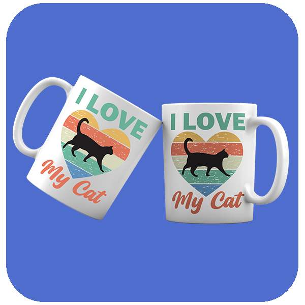 Kubek I Love My Cat