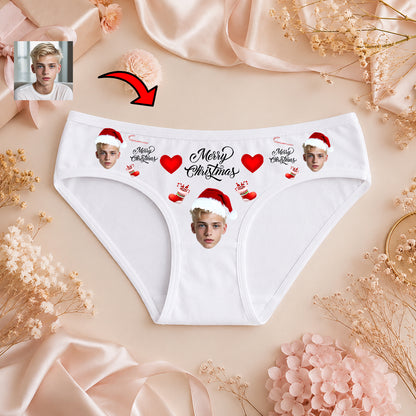 Majtki z Twarzą Merry Christmas