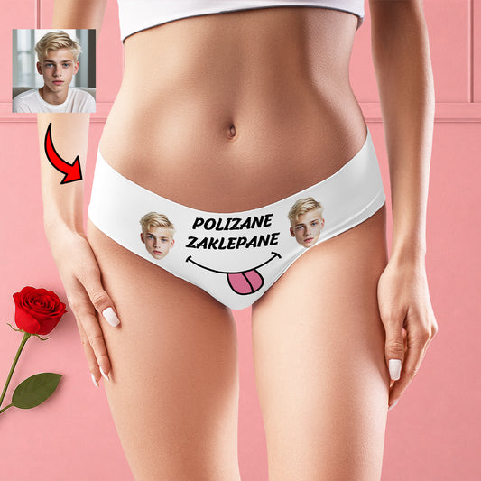 Majtki z Twarzą Polizane Zaklepane