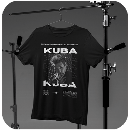 Koszulka dla dziewczyny z napisem | Personalizowana koszulka ze zdjęciem chłopaka