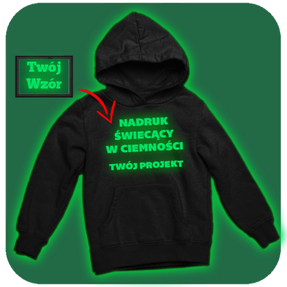 Bluza ze Świecącym Nadrukiem - Twój Projekt