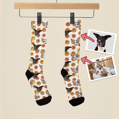 Kolorowe Skarpetki Radosne Emotki