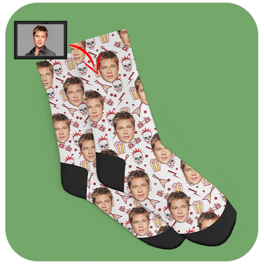 Skarpetki ze Zdjęciem Rock