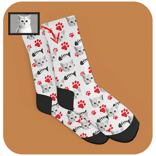 Śmieszne skarpetki z Twoim Pupilem