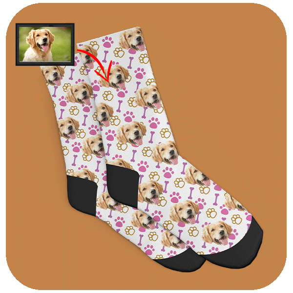 Śmieszne Skarpetki Personalizowane Kostki