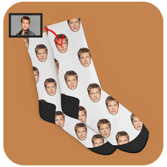 Skarpetki z Twarzą ze zdjęcia