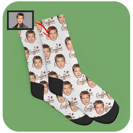 Personalizowane Skarpetki Kawowe ze Zdjęciem