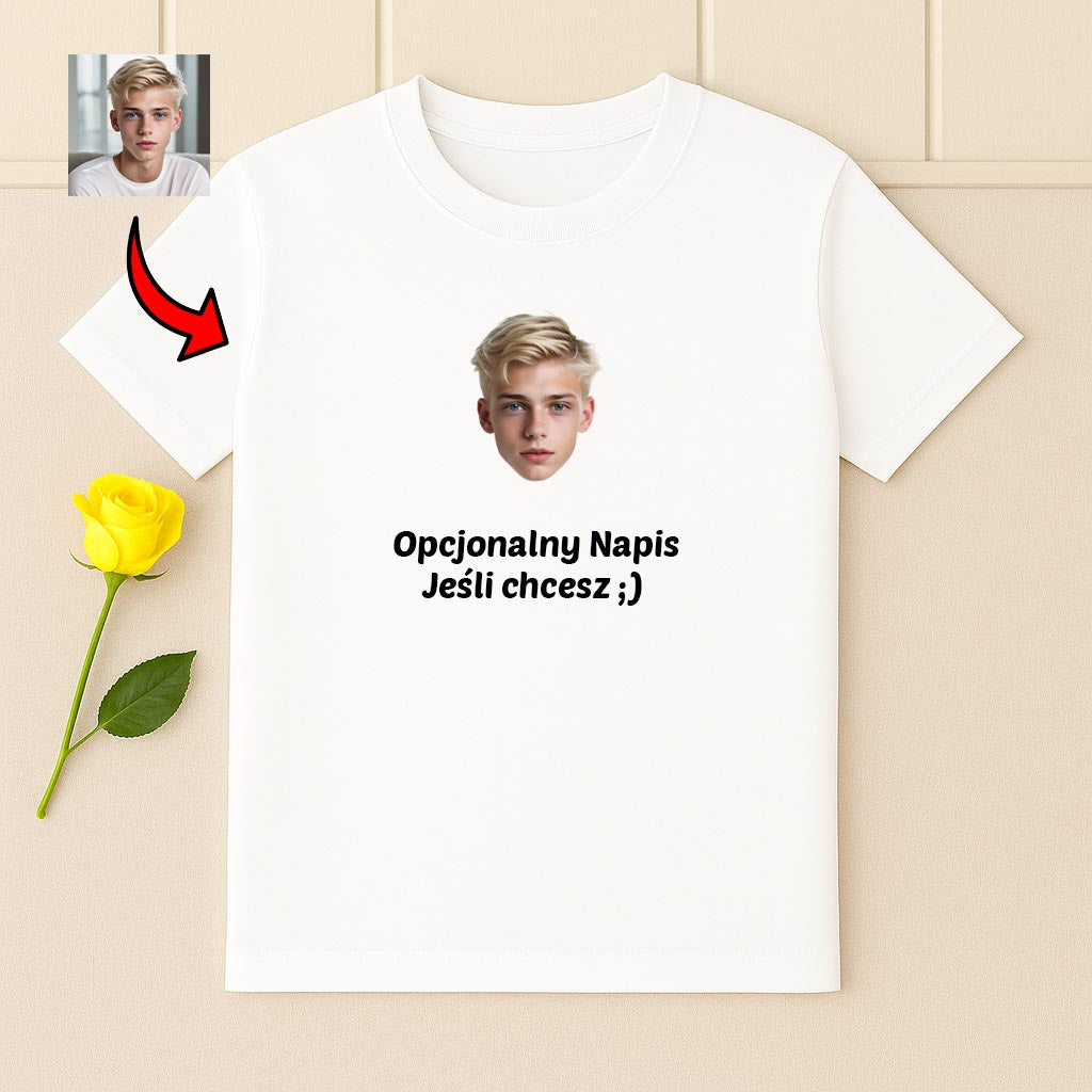 Personalizowana koszulka z Twoją twarzą ze zdjęciem