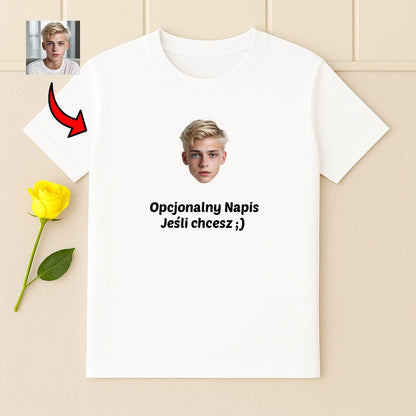 Personalizowana koszulka z Twoją twarzą ze zdjęciem