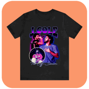 Koszulka Festiwalowa J. Cole – Wyrafinowana Elegancja w Hip-Hopie