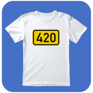 Fajna Koszulka 420 - Śmieszny T-shirt na Codzień