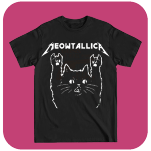 Megakoszulka Meowtallica – Zabawne koszulki dla Fanów Ciężkich Brzmień