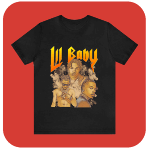 Koszulka Retro Lil Baby – Street Vibes w Hip-Hopowym Beat