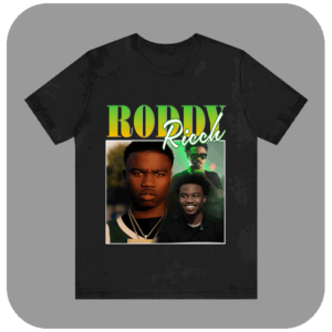 Koszulka z Nadrukiem Roddy Ricch