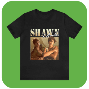 Koszulka Vintage Shawn Mendes – Romantyczny Akcent w Casualowym Stylu