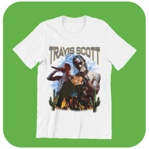 Travis Scott Koszulka na Imprezę – Styl i Komfort w Hip-Hopowym Wydaniu