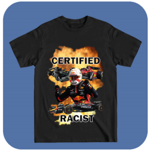 Śmieszna koszulka Certified Racist Bootleg