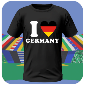 Koszulka na euro 2024 - Koszulka I Love Germany