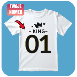 Personalizowana Koszulka King z Własną Liczbą