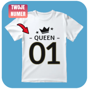 Personalizowana Koszulka Queen z Własną Liczbą