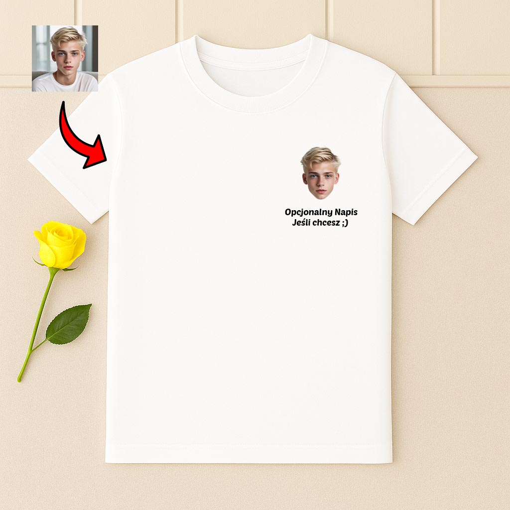 Koszulka z Twoim Zdjęciem Twarzy