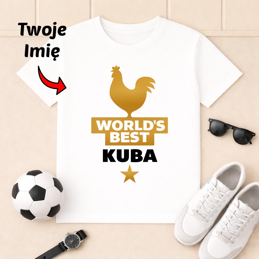 Koszulka Worlds Best z Imieniem