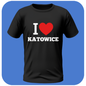 T-shirt I Love Katowice