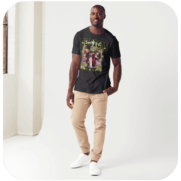 Custom koszulka vintage z Twoimi zdjęciami i własnym napisem