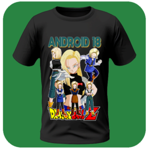 Koszulka Android 18 Dragon Ball Z Bootleg