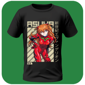 Koszulka Asuka Langley Otaku Style - Anime Bootleg