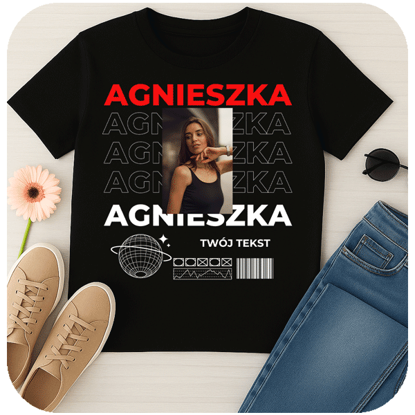 Koszulka z własnym Imieniem i Zdjęciem