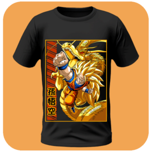 Goku Super Saiyan 3 z Shenronem