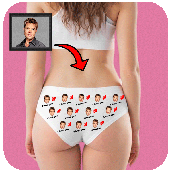 Majtki z Twarzą - I love you w serca