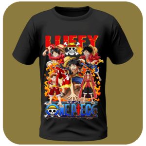 Koszulka anime Luffy - dla fanów One Piece