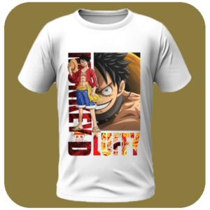 Koszulka z nadrukiem Luffy One Piece - moda anime