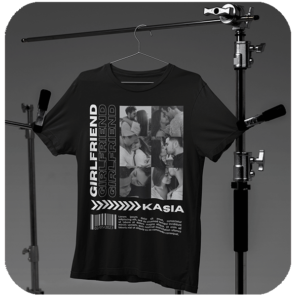 Koszulka Girlfriend z własnym zdjęciem